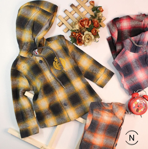 پیراهن کشمیر پسرانه