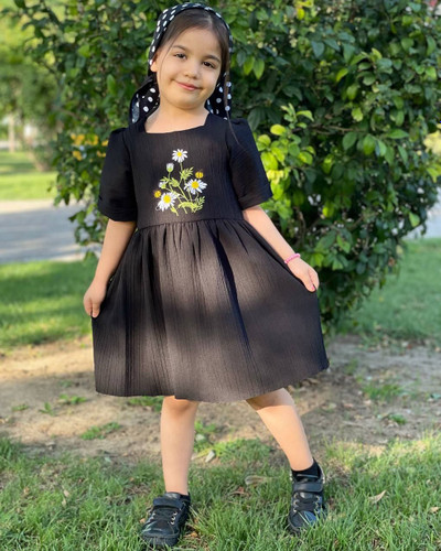 سارافون دخترانه لباس مشکی دخترانه لباس محرمی