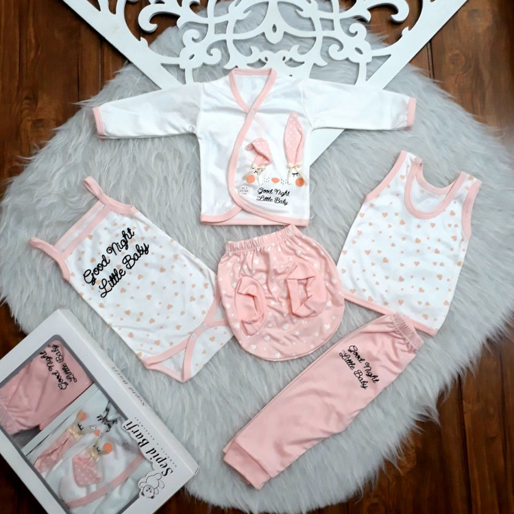 پنج تیکه نوزادی پنبه اعلا