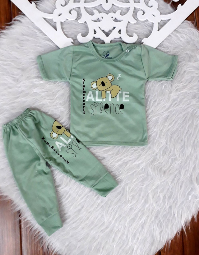 بلوز نوزادی آستین کوتاه نوزاد