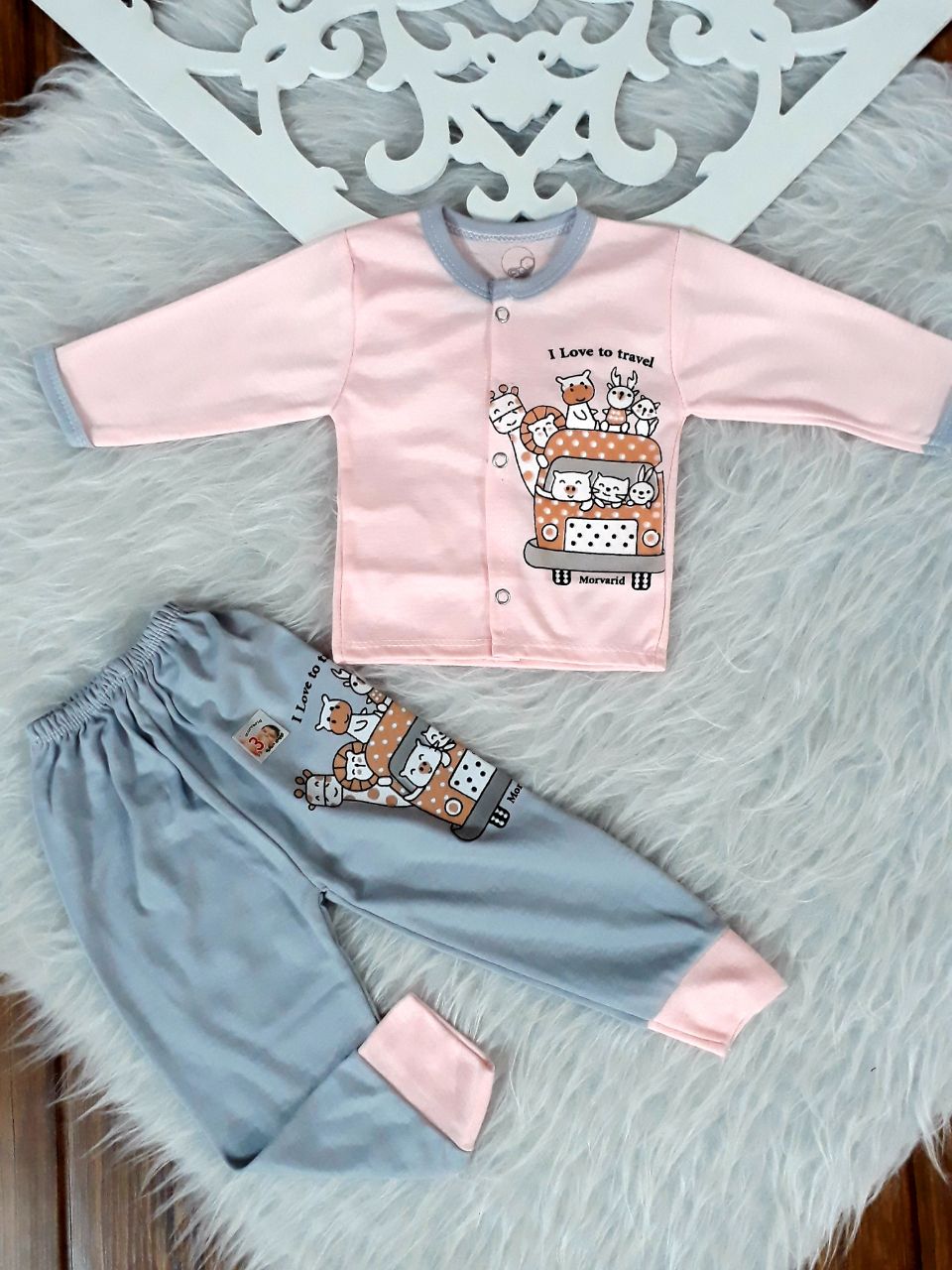 مانتو و شلوار نوزادی