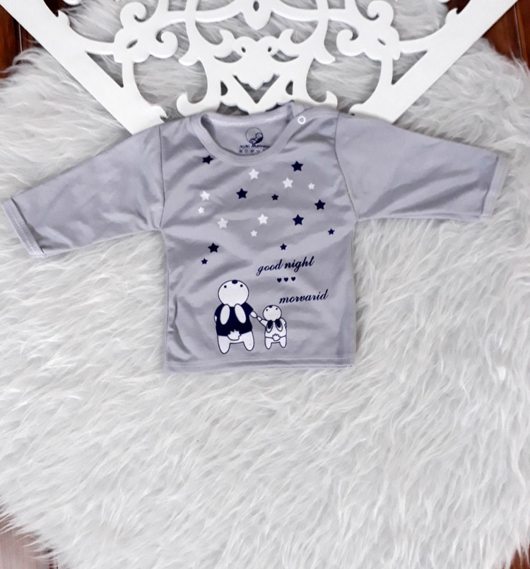 بلوز نوزادی استین بلند نوزادی اسپرت