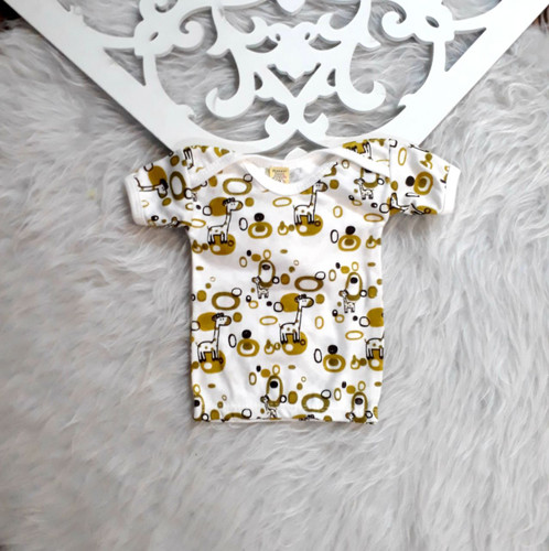 آستین کوتاه نوزادی تیشرت تک