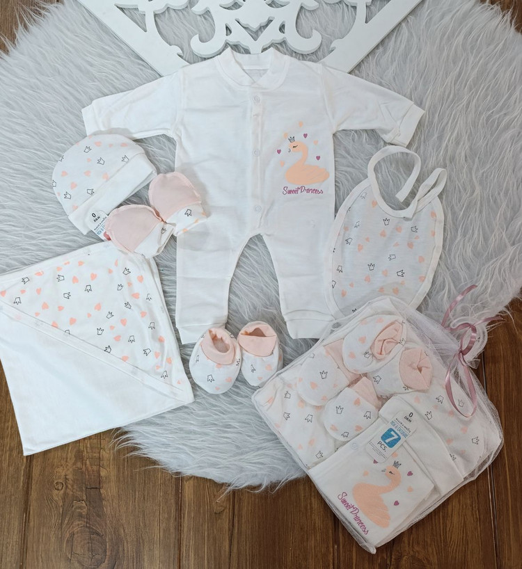 لباس نوزادی بیمارستانی ست نوزادی