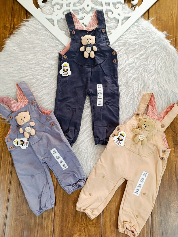 شلوار پیش بندی کتان