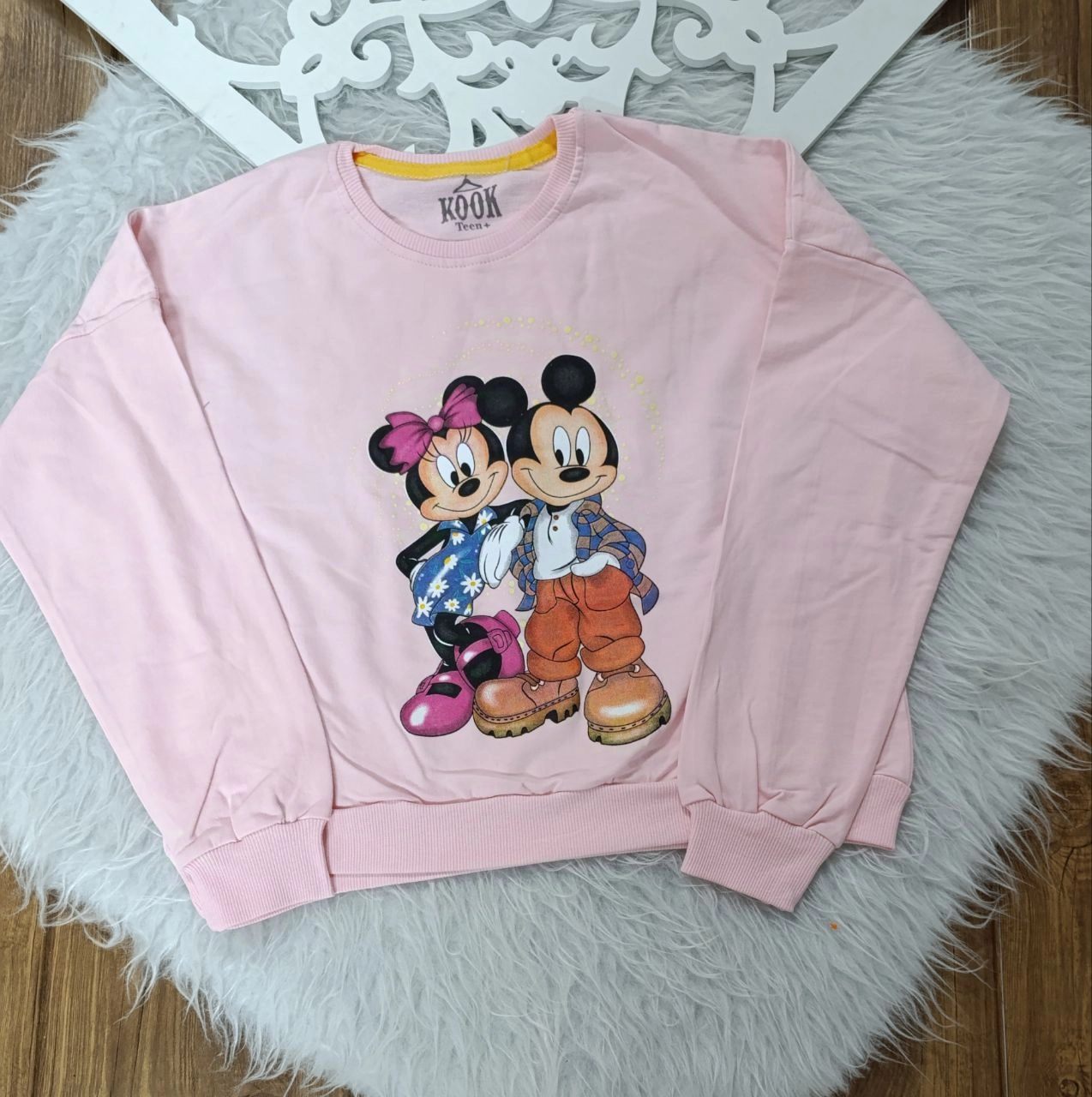 کراپ دخترانه استین بلند