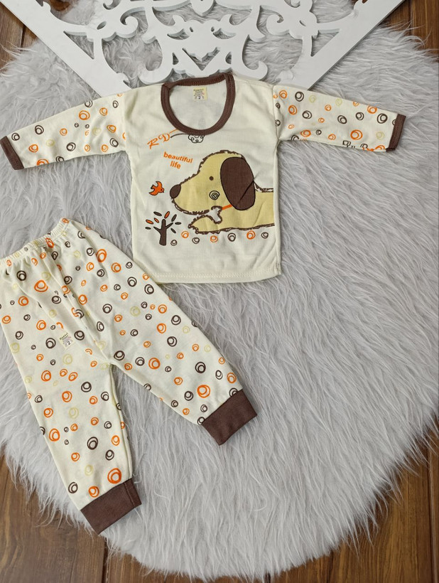 بلوز و شلوار نوزادی لباس نوزادی بلوز استین بلند نوزادی