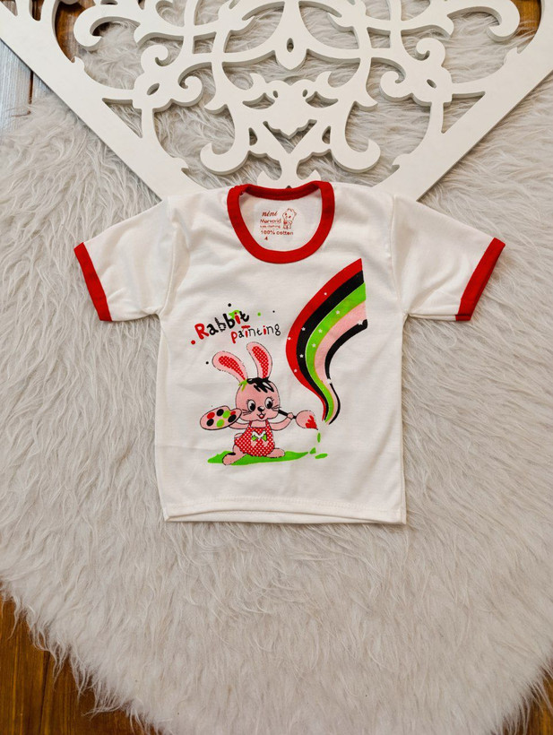 لباس نوزادی استین کوتاه نوزادی