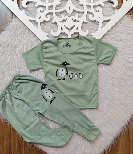 سیسمونی نوزاد_لباس نوزادی_آستین کوتاه