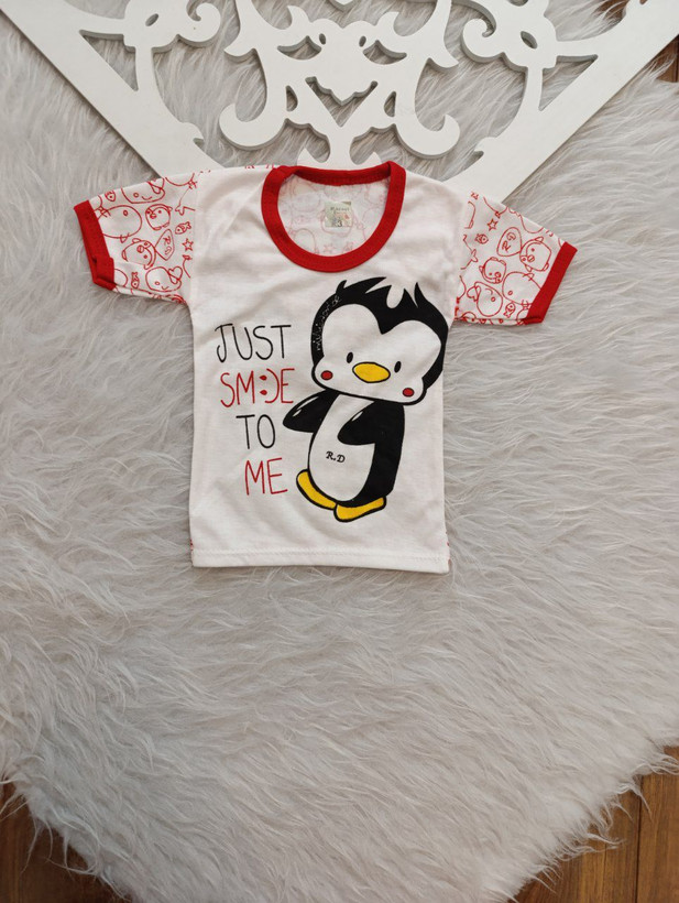 استین کوتاه نوزادی