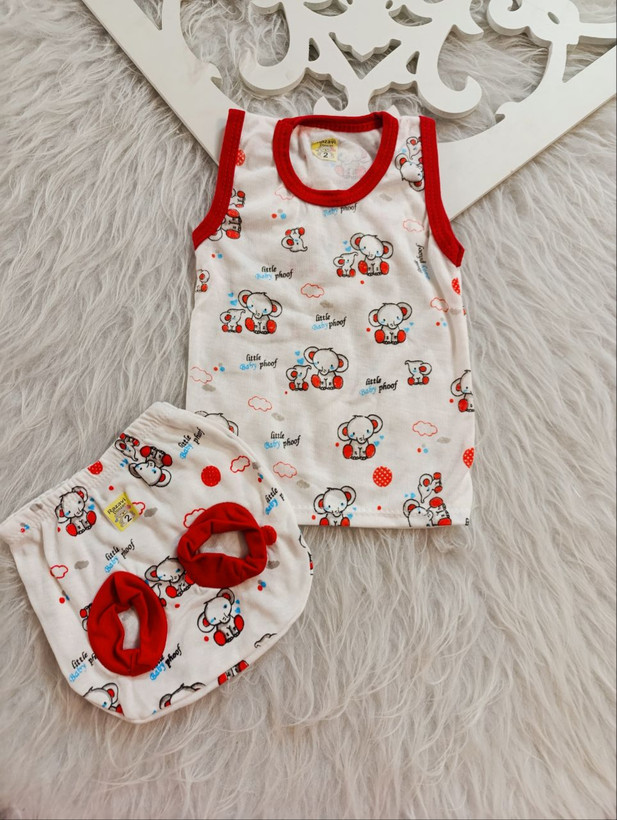 رکابی و شورت نوزادی