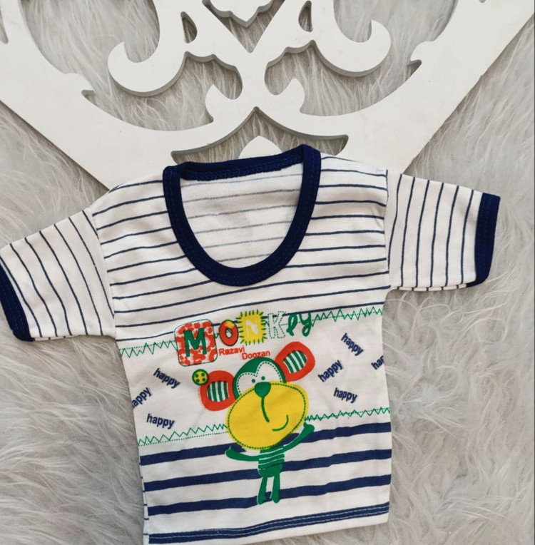 لباس نوزادی آستین کوتاه نوزادی