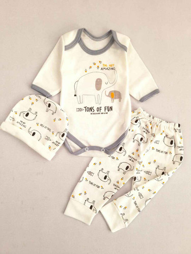 سه تیکه پنبه نوزادی