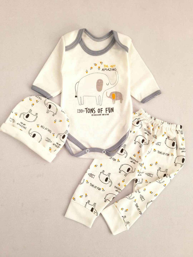 سه تیکه پنبه نوزادی