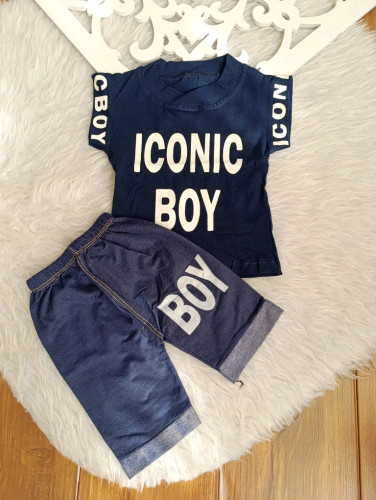 ست تیشرت و شلوارک پسرانه