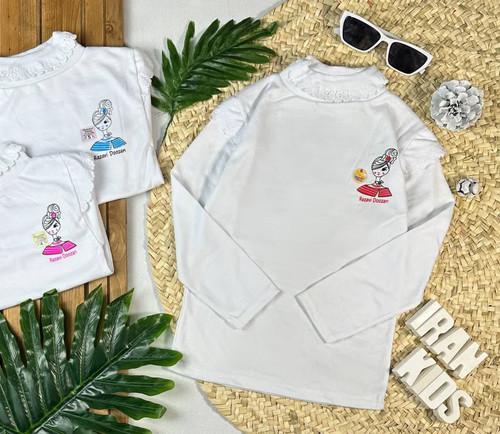 لباس یقه پانچ نوزادی