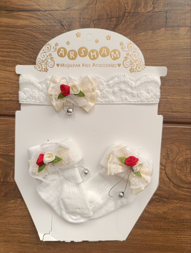 ست تل و جوراب نوزاد