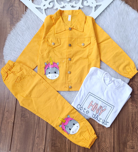 سه تیکه کتان دخترانه