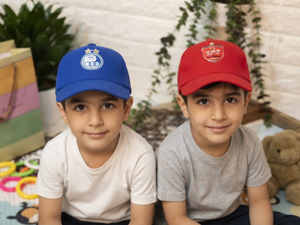 کلاه استقلال و پرسپولیس مناسب ۳ تا ۷ سال