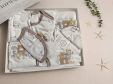 بیست تیکه نوزادی پنبه کیفیت عالی برند نی نی مامانی رنگ شکلاتی